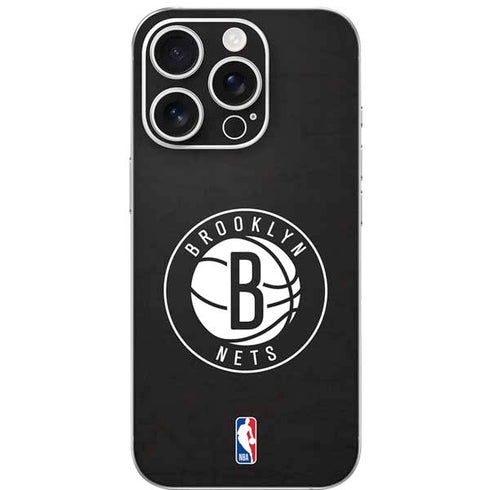 NBA Brooklyn Nets Distressed iPhone 16 Pro Skin